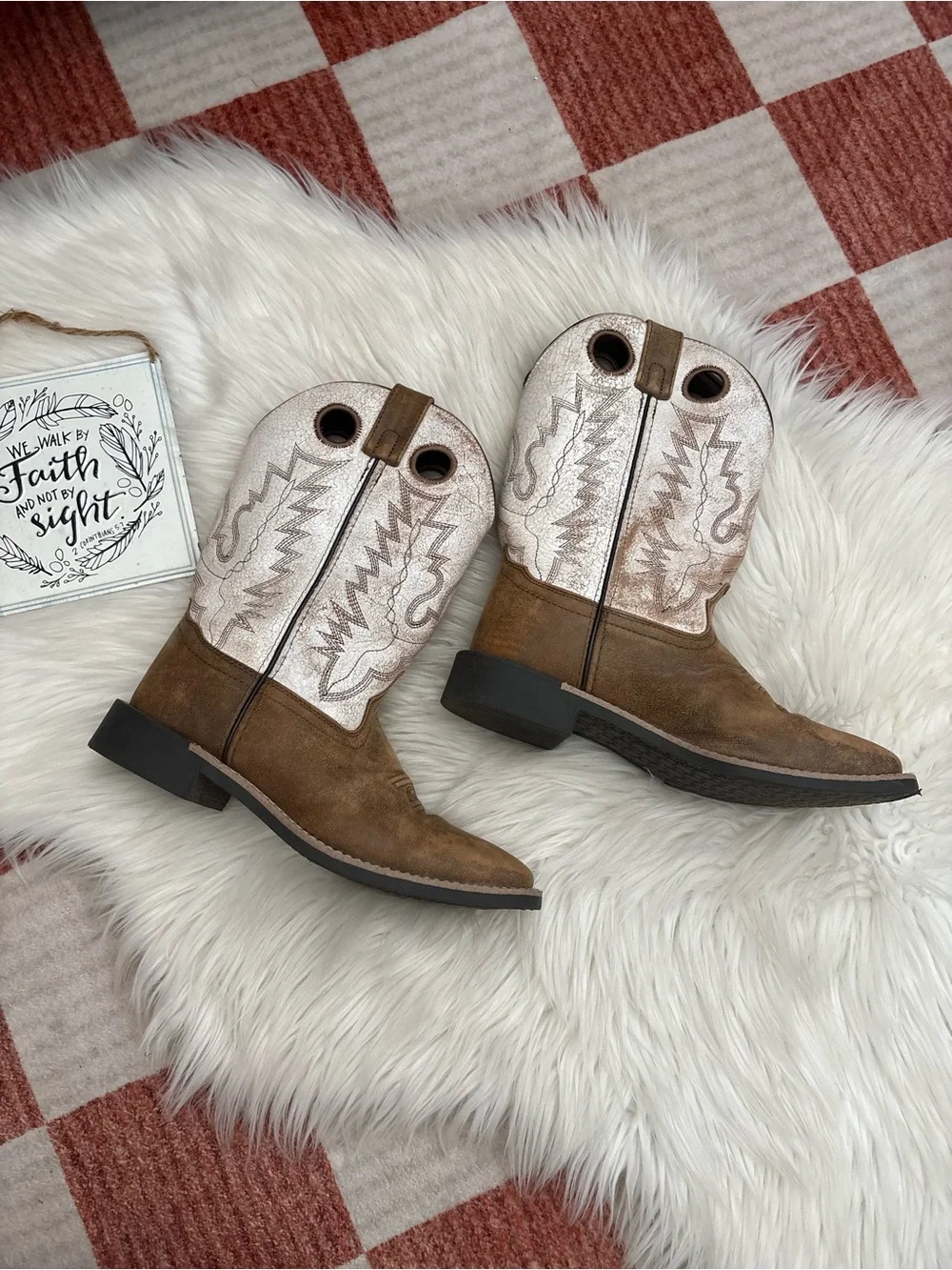 Cody James Boys' Luke Western Boots Sz 5